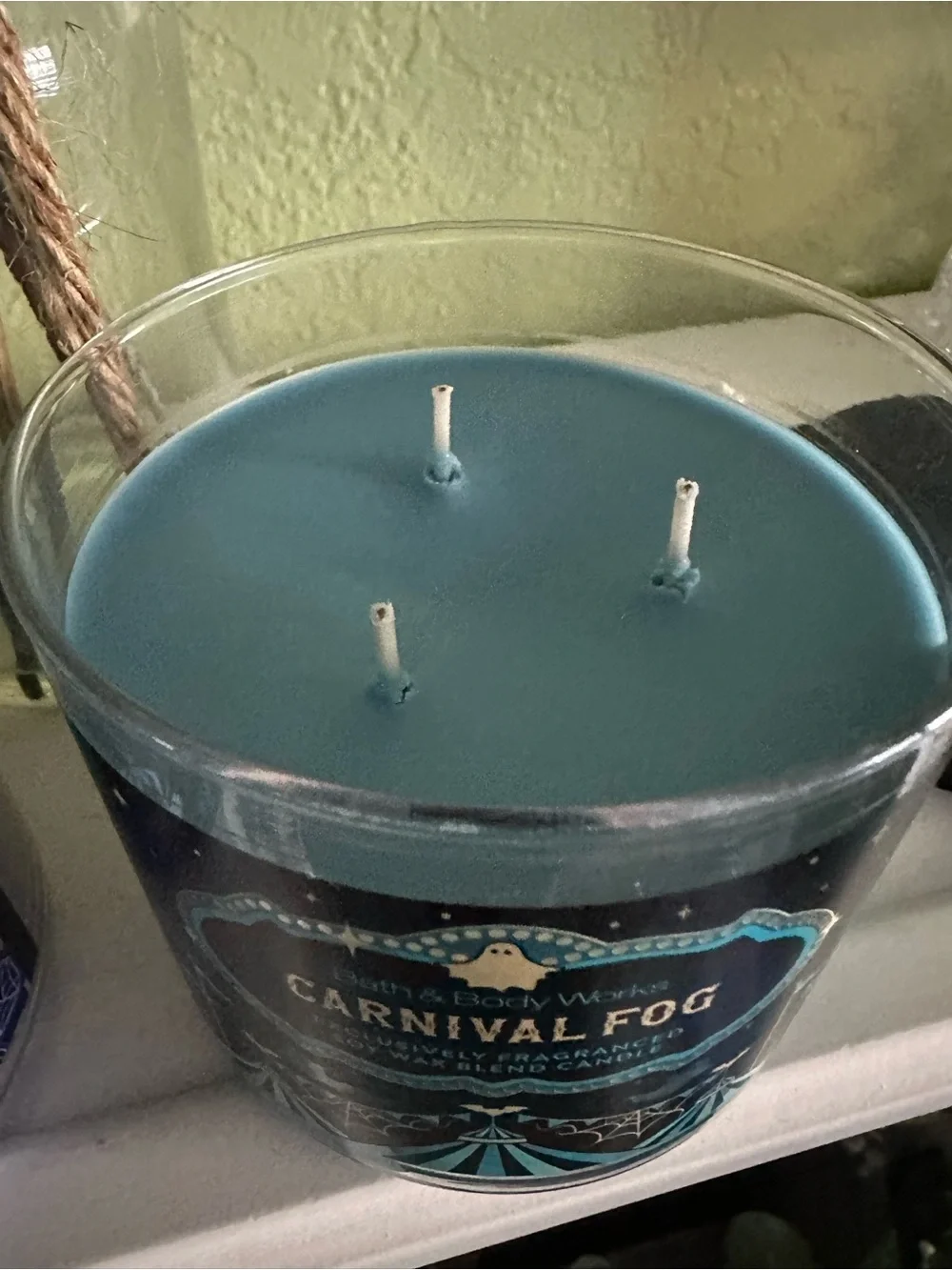 Bath & Body Works Cotton Candy Cobwebs Candle & Carnival Fog Bundle